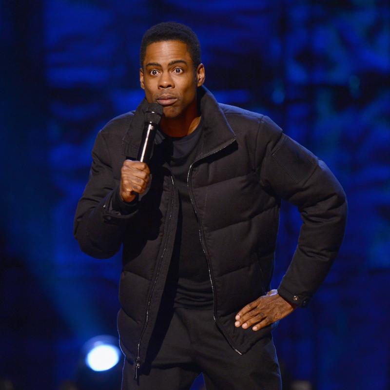 Chris Rock performing stand up